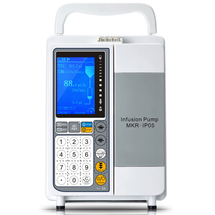 Portable LED Screen Chemotherapy Medical Syringe Infusion Pump kanggo Rumah Sakit