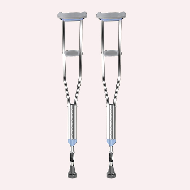 Stainless Steel Lift Tunggal Walking Stick